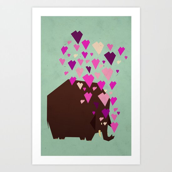 last mammoth Art Print