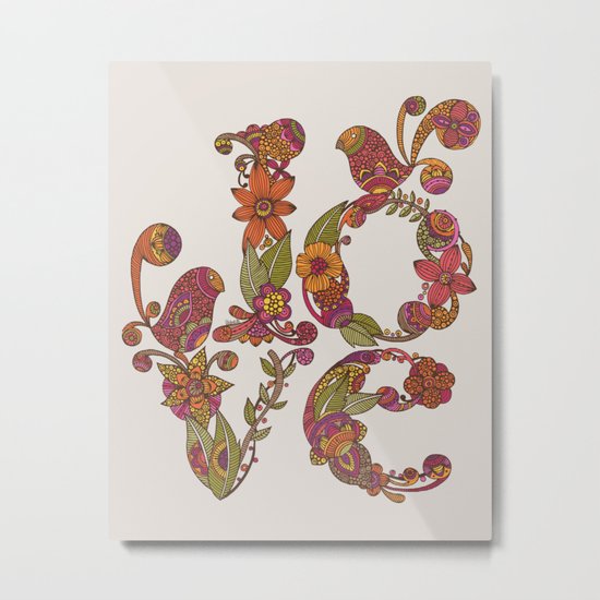 Love Metal Print