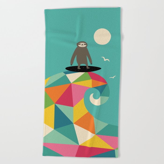 Surfs Up Beach Towel