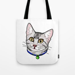 Egyptian Mau Cat Cats Face Cartoon cute Love gift Tote Bag