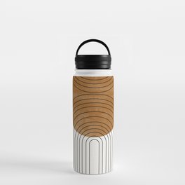 Abstract Flow / Recessed Framed  Water Bottle