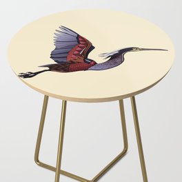 Agami heron parchment Side Table