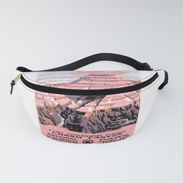 1938 Grand Canyon National Park Travel Poster Fanny Pack
