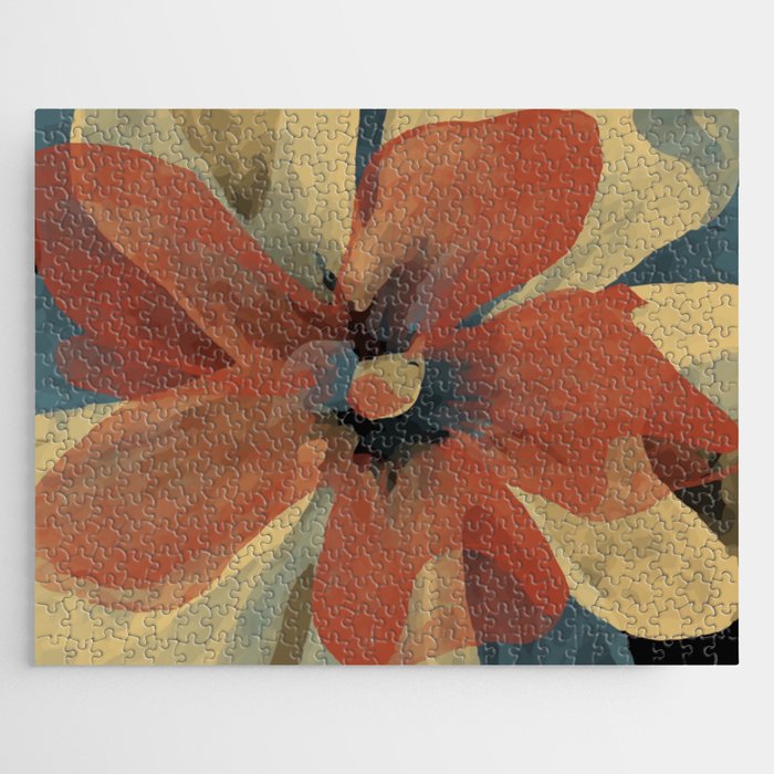 Watercolor Blossoms No1 Jigsaw Puzzle