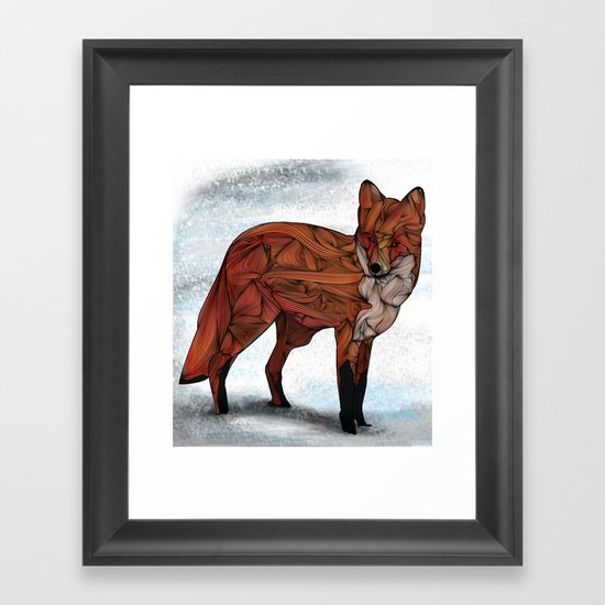 Red Fox Framed Art Print