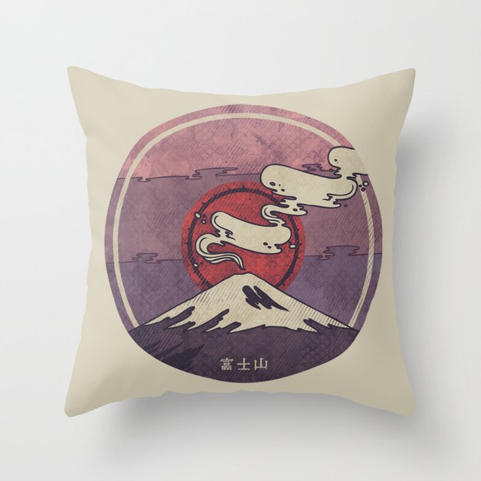 Fuji Throw Pillow