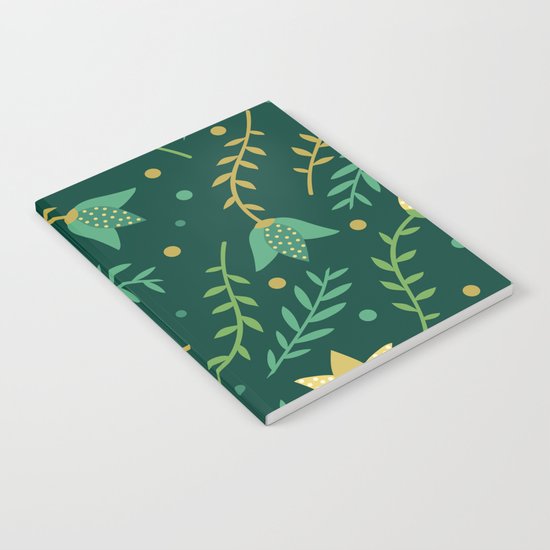 Floral bright pattern Notebook