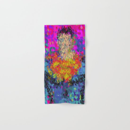 Super Type Man - Abstract Pop Art Comic Hand & Bath Towel