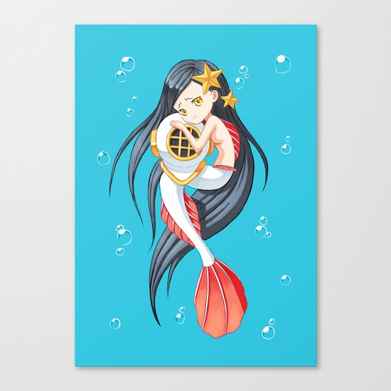 Mermaid Canvas Print
