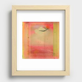Jump to Freedom Recessed Framed Print