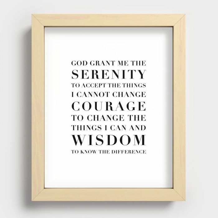 Recessed Framed Print