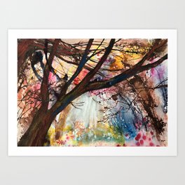 entrance to the dream Art Print