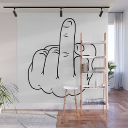 Middle Finger 1 Wall Mural