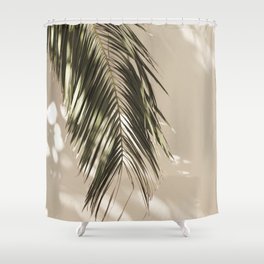 Palm Leaf Shadow Summer Shower Curtain