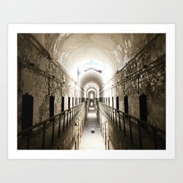 Eastern State Penitentiary  Art Print | Architecture, Halloween, Political, Spooky, Eerie, History, Photo 