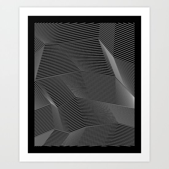 Minimal lines Art Print