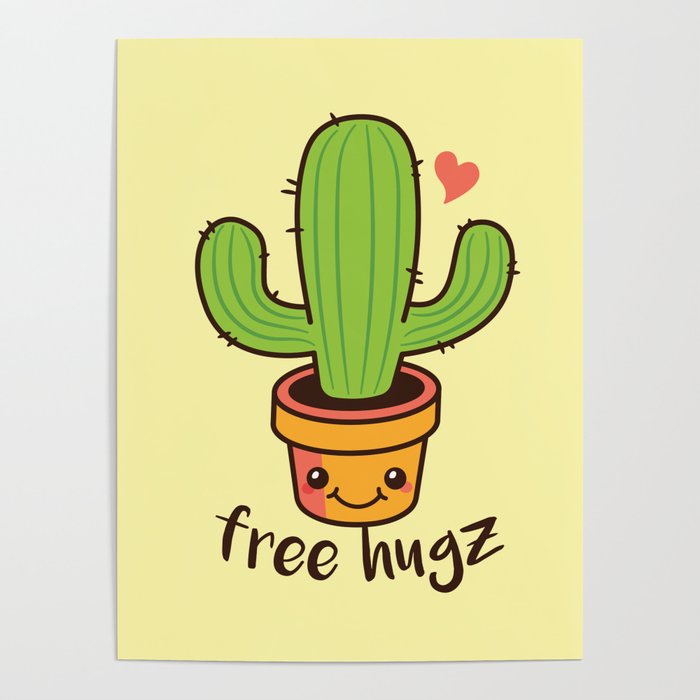 Cute Cactus Poster
