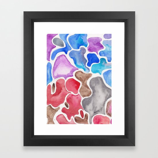 Mosaic 3 Watercolour Patterns 190130 Abstract Art Watercolour