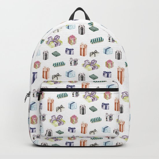 Birthday Presents Colour by Chrissy Curtin Backpack