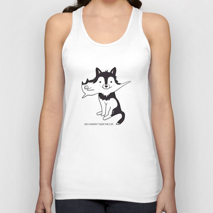 Where S The Cat Unisex Tank Top By Dada16808 Society6
