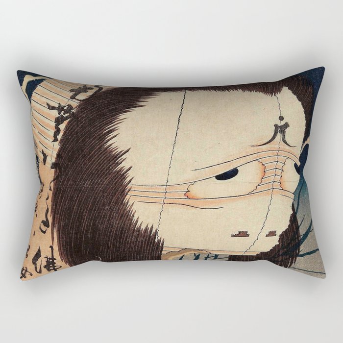 Hokusai, The ghost of Oiwa Rectangular Pillow
