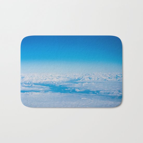 In the sky Bath Mat