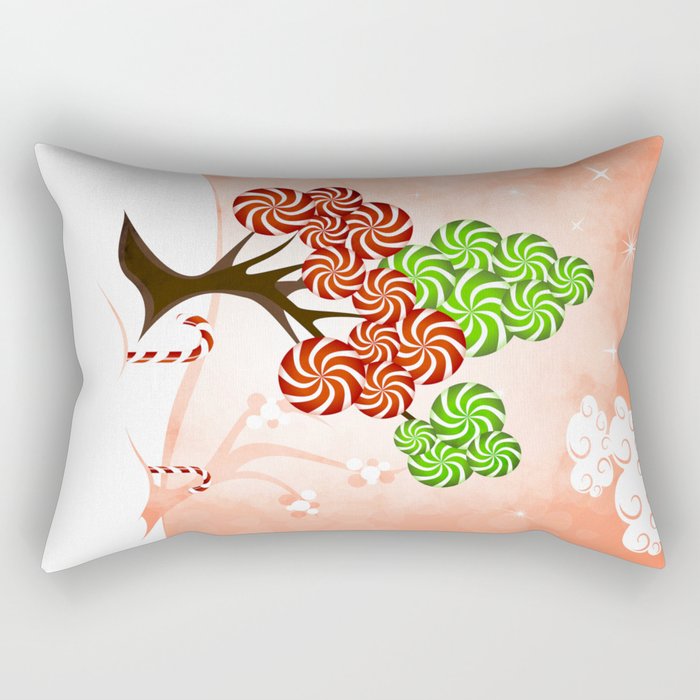 Magic Candy Tree - V1 Rectangular Pillow