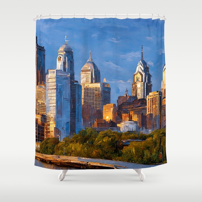 Philadelphia, Pennsylvania Shower Curtain