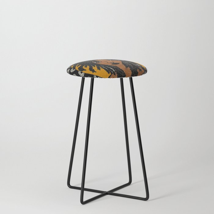 Yellow Fever Counter Stool