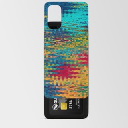 Abstract In Zigzag Waves  Android Card Case