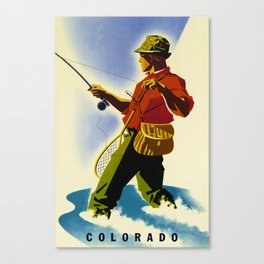Colorado Fly Fishing Travel Canvas Print