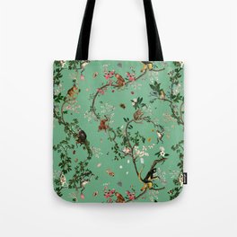 Monkey World Green Tote Bag