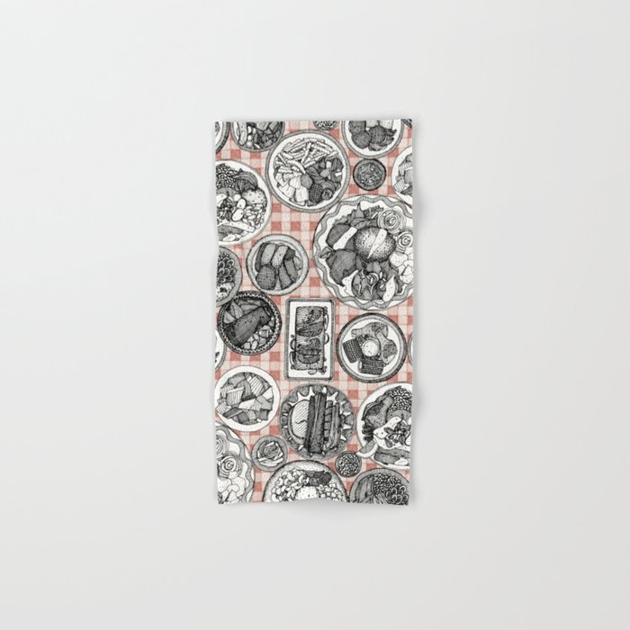 soul food black paprika Hand & Bath Towel