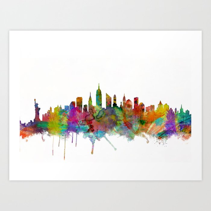 New York City Skyline iPhone Case by artPause - Michael