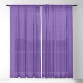 Marionberry Purple Sheer Curtain
