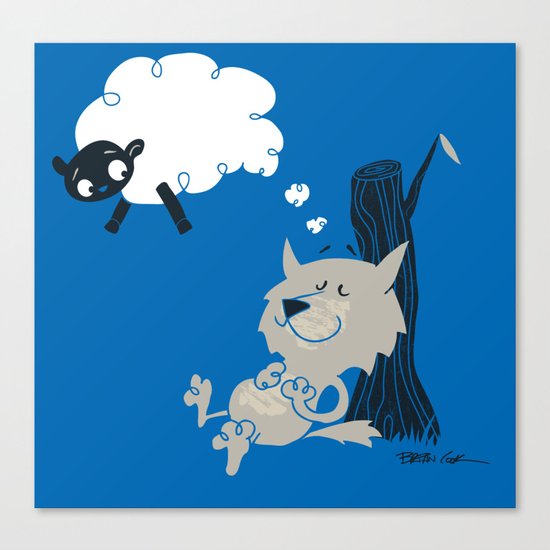 Shleep Canvas Print