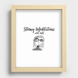 Stormy Meditations with Mel Recessed Framed Print