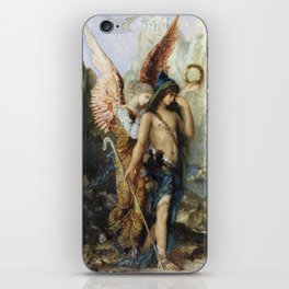 “The Voices” Angel Art by Gustave Moreau iPhone Skin