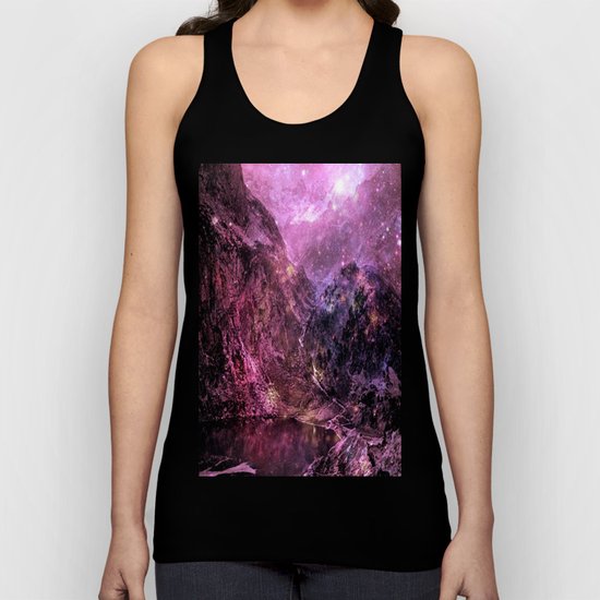 Galaxy Mountains. Unisex Tank Top