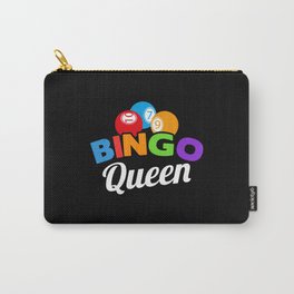 Bingo Queen Friends Gift Funny Gambling Lucky Carry-All Pouch
