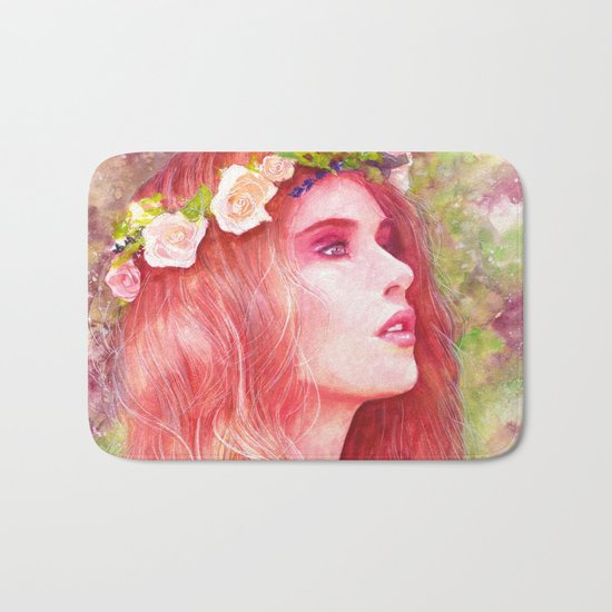 Flowering Bath Mat