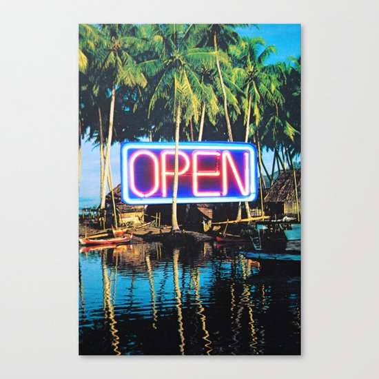 OPEN Canvas Print
