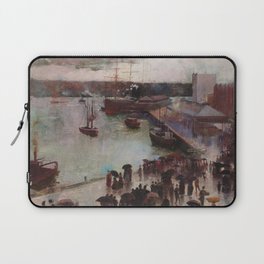  Departure of the Orient ship - Charles Conder Laptop Sleeve