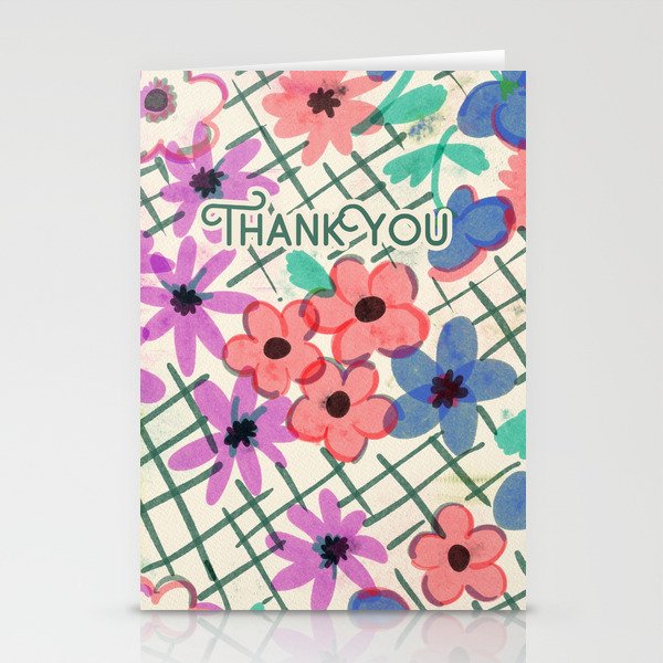 Retro Floral Ditsy Stationery Cards