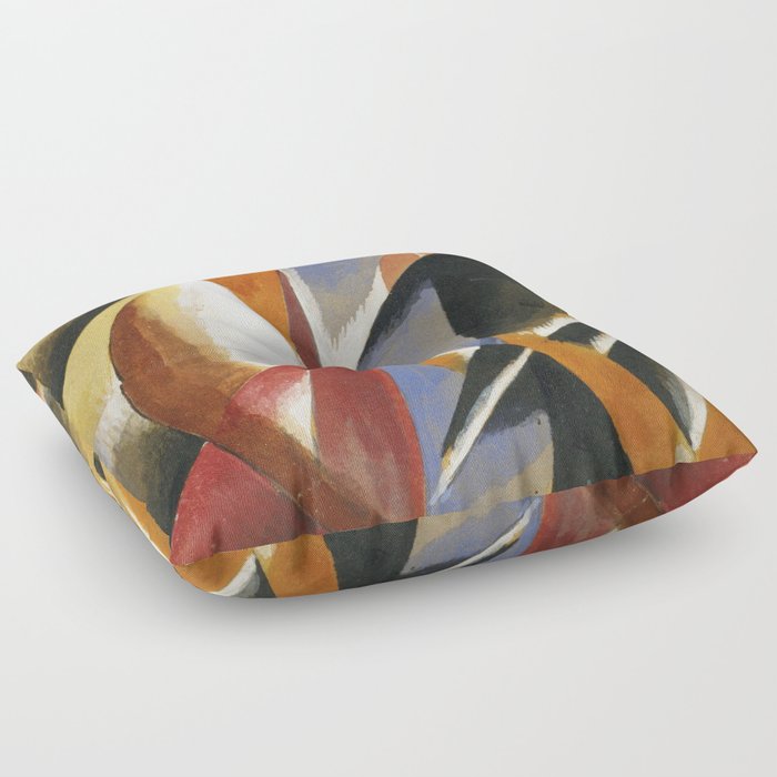 Constructivism and Geometric Paintings  Floor Pillow