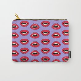 Vampire Mouth - Purple Carry-All Pouch