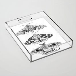 Moths Acrylic Tray