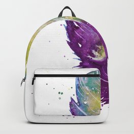 Retro Colorful Feather Background Pattern Cutest Backpack