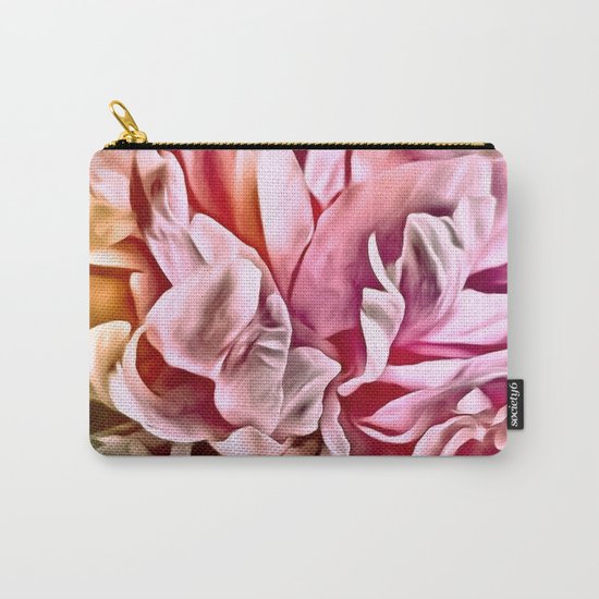 Painted Peony Warm Carry-All Pouch