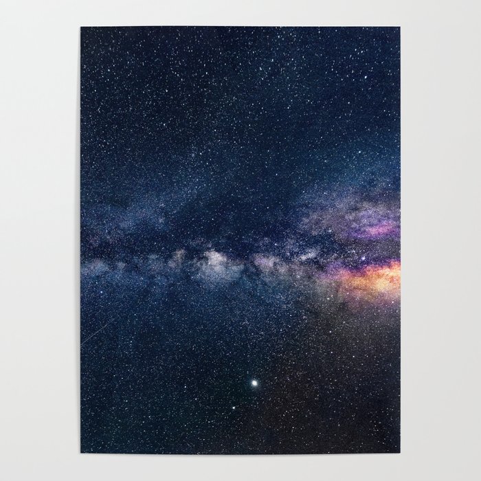 The Milky Way Space Nebula Poster